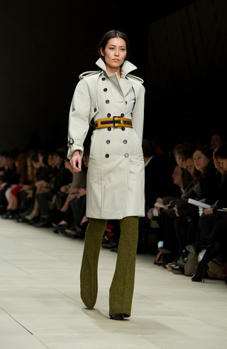 Illustration for article titled Burberry Dresses The Modern Snow-Maiden